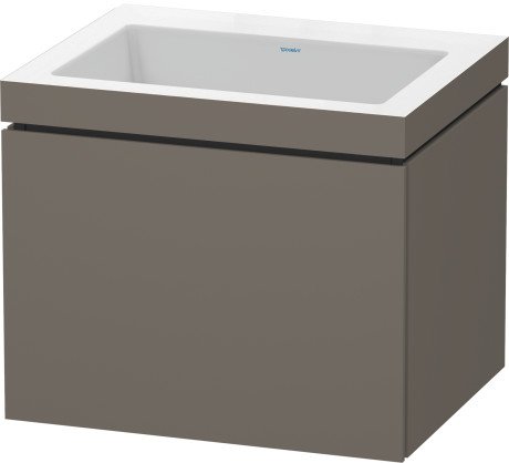 Furniture washbasin c-bonded with vanity wall mounted, LC6916N9090 furniture washbasin Vero Air included