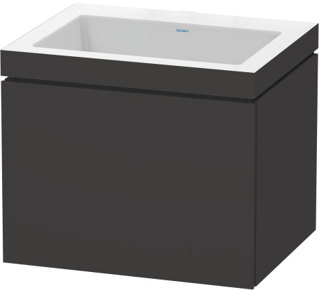 Furniture washbasin c-bonded with vanity wall mounted, LC6916N8080 furniture washbasin Vero Air included
