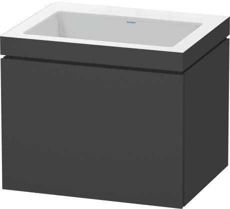 Furniture washbasin c-bonded with vanity wall mounted, LC6916N4949 furniture washbasin Vero Air included
