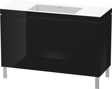 Lavabo pour meuble c-bonded avec meuble sous lavabo à poser, LC6939N4040 lavabo pour meuble Vero Air inclus