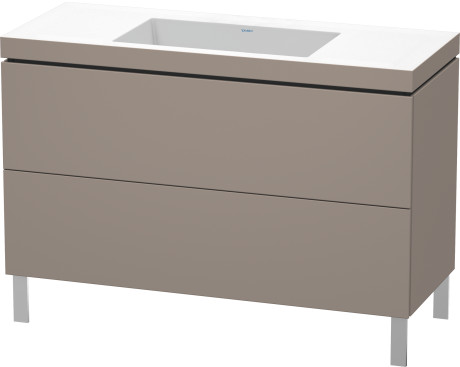 Lavabo pour meuble c-bonded avec meuble sous lavabo à poser, LC6939N4343 lavabo pour meuble Vero Air inclus