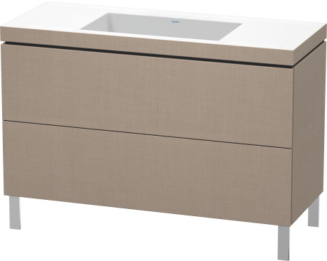 Lavabo pour meuble c-bonded avec meuble sous lavabo à poser, LC6939N7575 lavabo pour meuble Vero Air inclus