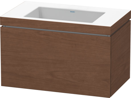 Furniture washbasin c-bonded with vanity wall mounted, LC6917N1313 furniture washbasin Vero Air included