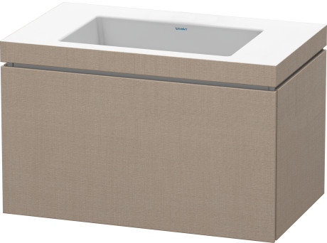 Furniture washbasin c-bonded with vanity wall mounted, LC6917N7575 furniture washbasin Vero Air included