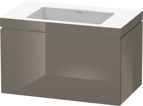 Furniture washbasin c-bonded with vanity wall mounted, LC6917N8989 furniture washbasin Vero Air included