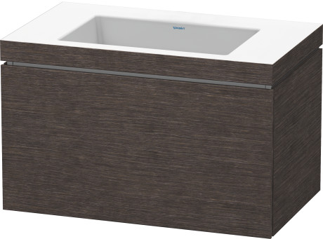 Furniture washbasin c-bonded with vanity wall mounted, LC6917N7272 furniture washbasin Vero Air included