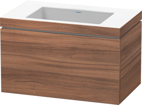 Furniture washbasin c-bonded with vanity wall mounted, LC6917N7979 furniture washbasin Vero Air included