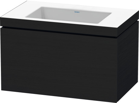 Furniture washbasin c-bonded with vanity wall mounted, LC6917N1616 furniture washbasin Vero Air included