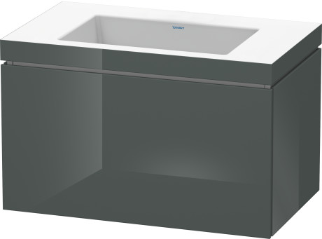 Furniture washbasin c-bonded with vanity wall mounted, LC6917N3838 furniture washbasin Vero Air included