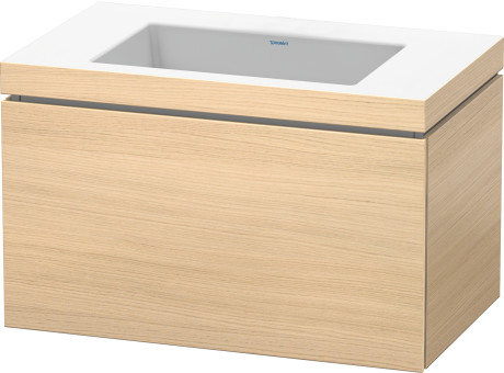 Furniture washbasin c-bonded with vanity wall mounted, LC6917N7171 furniture washbasin Vero Air included
