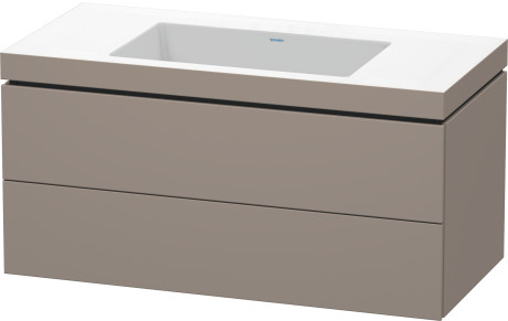 Furniture washbasin c-bonded with vanity wall mounted, LC6928N4343 furniture washbasin Vero Air included