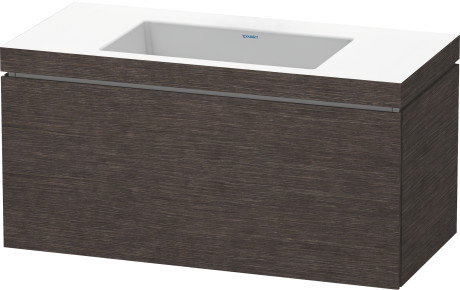 Furniture washbasin c-bonded with vanity wall mounted, LC6918N7272 furniture washbasin Vero Air included