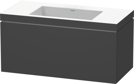 Furniture washbasin c-bonded with vanity wall mounted, LC6918N4949 furniture washbasin Vero Air included
