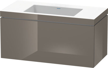 Furniture washbasin c-bonded with vanity wall mounted, LC6918N8989 furniture washbasin Vero Air included