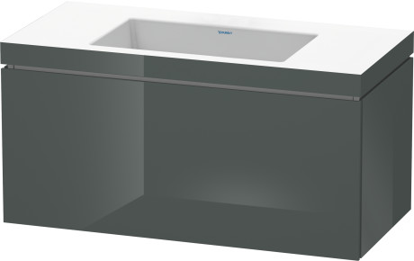 Furniture washbasin c-bonded with vanity wall mounted, LC6918N3838 furniture washbasin Vero Air included