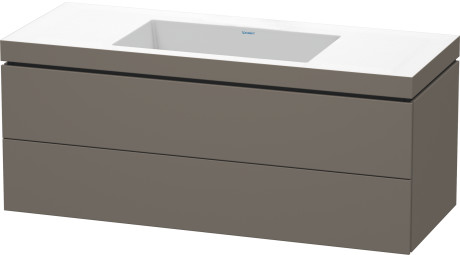 Furniture washbasin c-bonded with vanity wall mounted, LC6929N9090 furniture washbasin Vero Air included
