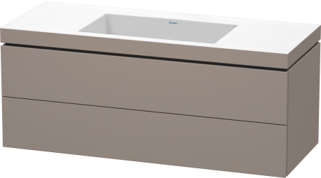 Furniture washbasin c-bonded with vanity wall mounted, LC6929N4343 furniture washbasin Vero Air included