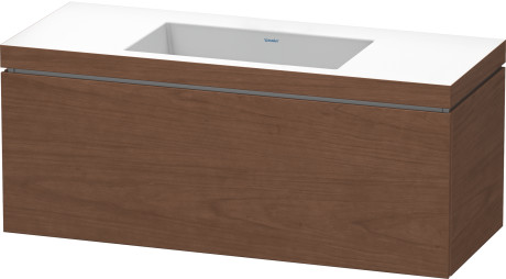 Furniture washbasin c-bonded with vanity wall mounted, LC6919N1313 furniture washbasin Vero Air included