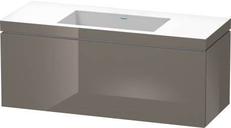 Furniture washbasin c-bonded with vanity wall mounted, LC6919N8989 furniture washbasin Vero Air included