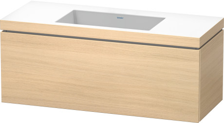 Furniture washbasin c-bonded with vanity wall mounted, LC6919N7171 furniture washbasin Vero Air included