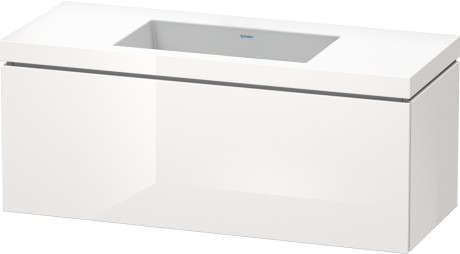 Furniture washbasin c-bonded with vanity wall mounted, LC6919N2222 furniture washbasin Vero Air included