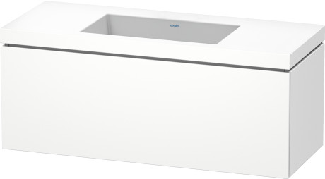 Furniture washbasin c-bonded with vanity wall mounted, LC6919N1818 furniture washbasin Vero Air included