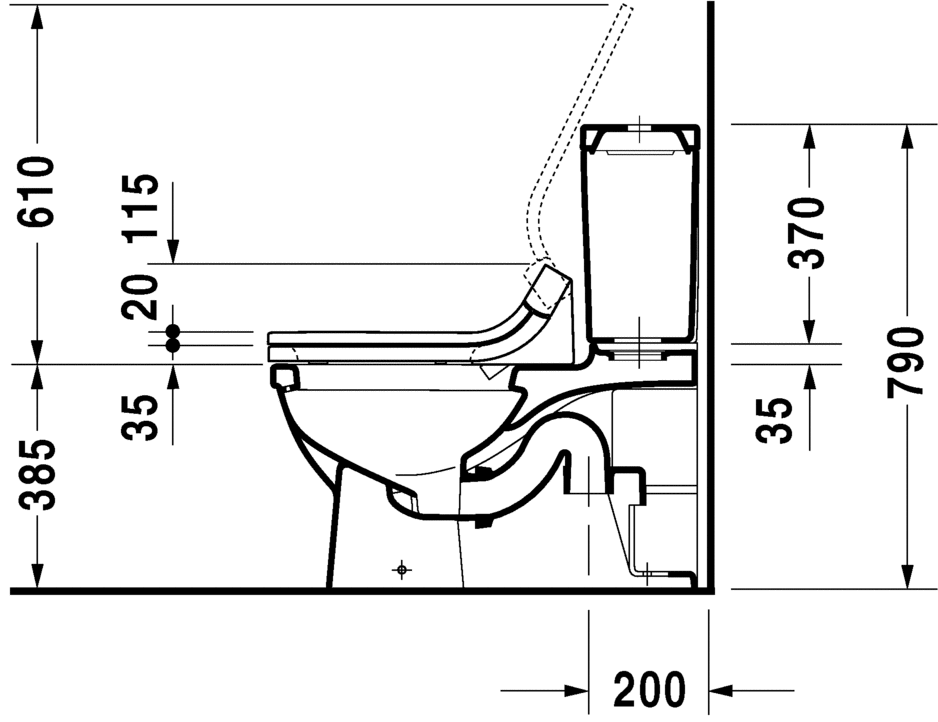 مرحاض قطعتين, 212701