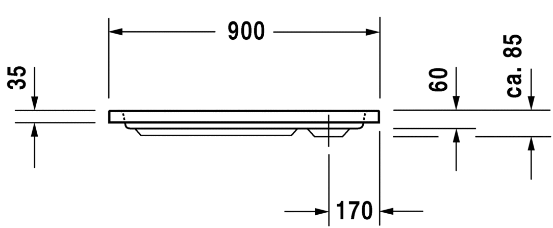 Shower tray, 720102