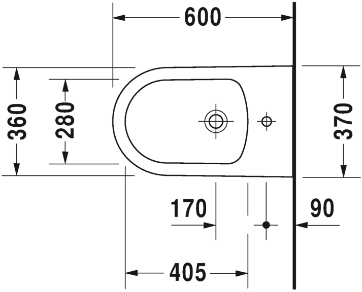 Bidet floor standing, 229910