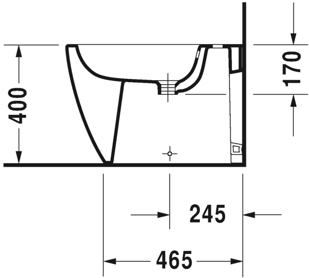 Bidet floor standing, 229910