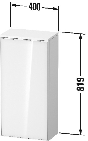 Semi-tall cabinet, ZE1350 L/R