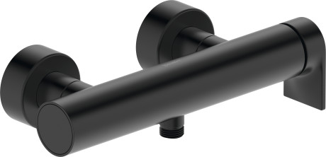 Single lever shower mixer for exposed installation, TU4230000046 black matt, connection type: s-union, centre distance 150 mm ± 15 mm