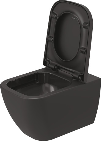 Toilet seat and cover, 0064591300 inside color Anthracite Matte, outside color Anthracite Matte