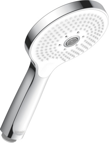 Hand shower 3jet Click! 120, UV0650017010 Chrome/White, flow rate 14 l/min (3bar) 