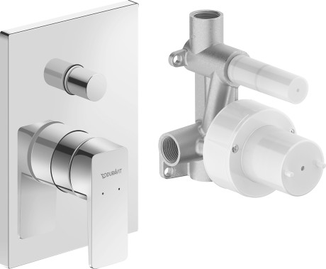 Manhattan - Single lever bath mixer for concealed installation