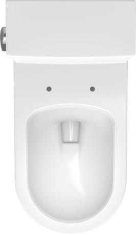 One-Piece toilet Duravit Rimless®, 2185010002 1.28 gpf, with single flush mechanism with side lever left