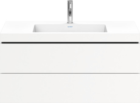 Furniture washbasin c-bonded with vanity wall-mounted, LC6928O1818 furniture washbasin Vero Air included