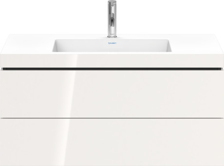 Furniture washbasin c-bonded with vanity wall-mounted, LC6928O2222 furniture washbasin Vero Air included