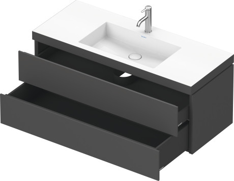 Furniture washbasin c-bonded with vanity wall-mounted, LC6929O4949 furniture washbasin Vero Air included