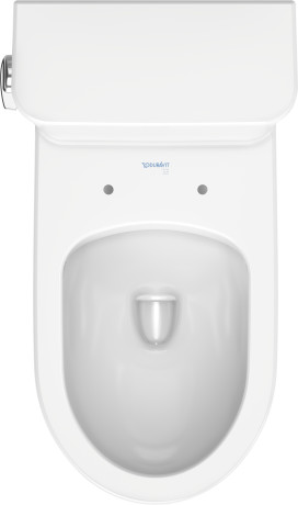 One-Piece toilet Duravit Rimless®, 21950100U3 with single flush mechanism with side lever left