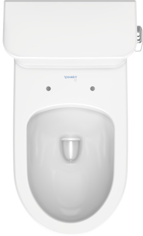 One-Piece toilet Duravit Rimless®, 21950100U4 with single flush mechanism with side lever right