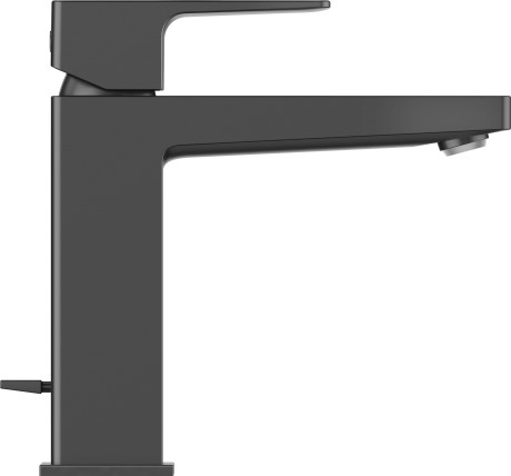 Mitigeur monocommande de lavabo M, MH1020001046 noir mat, flexibles de raccordement 3/8