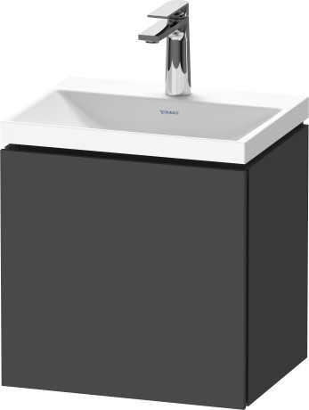 Mineral cast washbasin c-shaped with vanity wall mounted, LC6948O49490000