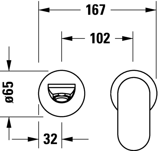 Single lever basin mixer for concealed installation, WA1070004