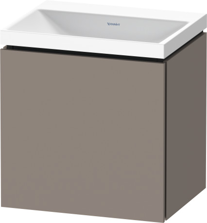 Mineral cast washbasin c-shaped with vanity wall mounted, LC6948N43430000