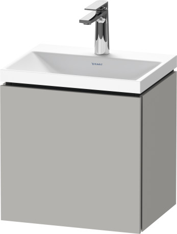 Mineral cast washbasin c-shaped with vanity wall mounted, LC6948O07070000