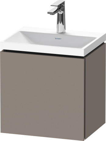 Mineral cast washbasin c-shaped with vanity wall mounted, LC6948O43430000