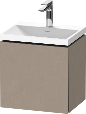 Mineral cast washbasin c-shaped with vanity wall mounted, LC6948O75750000