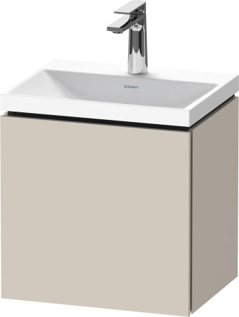 Mineral cast washbasin c-shaped with vanity wall mounted, LC6948O83830000