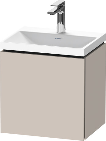 Mineral cast washbasin c-shaped with vanity wall mounted, LC6948O91910000